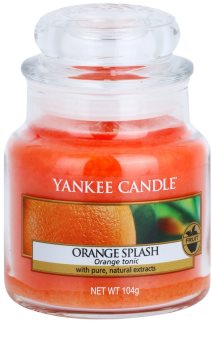 Yankee Candle Orange Splash vela perfumada 104 g Classic pequeña
