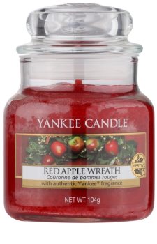 Yankee Candle Red Apple Wreath illatos gyertya Classic kis méret