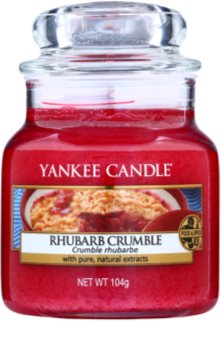 Yankee Candle Rhubarb Crumble vela perfumada 105 g Classic pequeña