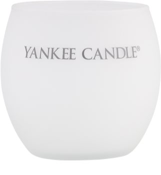 Yankee Candle Roly Poly szklany świecznik na sampler   I. (White)