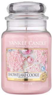 Yankee Candle Snowflake Cookie vela perfumada Classic grande