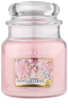 Yankee Candle Snowflake Cookie świeczka zapachowa Classic średnia