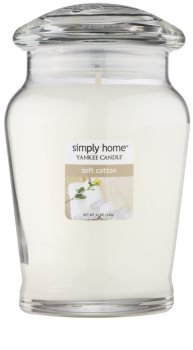 Yankee Candle Soft Cotton vela perfumada 340 g mediano
