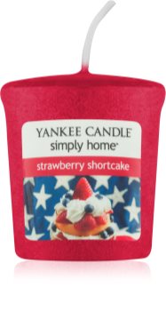 Yankee Candle Strawberry Shortcake votivní svíčka 49 g