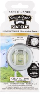 Yankee Candle Clean Cotton ambientador auto clip