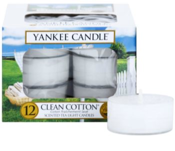 Yankee Candle Clean Cotton čajová svíčka