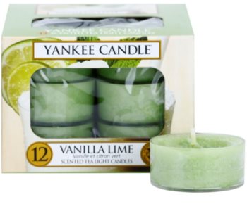 Yankee Candle Vanilla Lime tealight candle