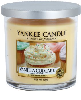 Yankee Candle Vanilla Cupcake vela perfumado 198 g Décor pequena