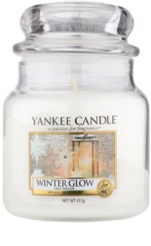 Yankee Candle Winter Glow vonná svíčka Classic střední
