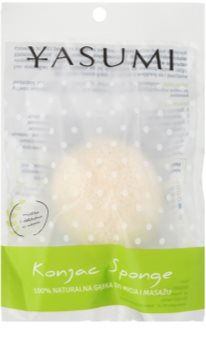 Yasumi Konjak Pearl esponja macia de limpeza para todos os tipos de pele inclusive sensível