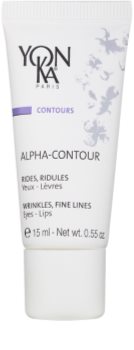 Yon-Ka Contours Alpha gel anti-rugas e regenerador para contorno dos olhos e lábios