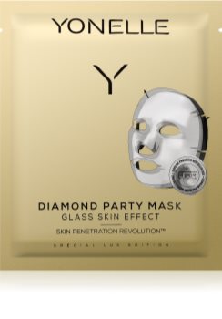 Yonelle Diamond Party Mask Zellschichtmaske mit feuchtigkeitsspendender und revitalisierender Wirkung