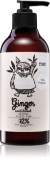 Yope Ginger & Sandalwood sapone liquido naturale mani effetto lisciante