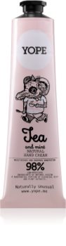 Yope Tea & Mint krém na ruce pro výživu a hydrataci