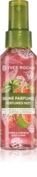 Yves Rocher Raspberry & Mint parfémovaný sprej na tělo a vlasy