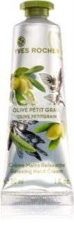 Yves Rocher Olive & Petit Grain relaxačný krém na ruky