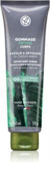 Yves Rocher Gommage detoxikačný telový peeling s aktívnym uhlím