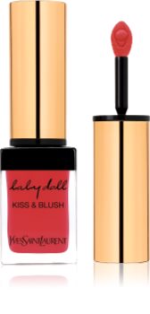 Yves Saint Laurent Baby Doll Kiss & Blush rtěnka na rty a tváře s matným efektem