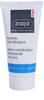 Ziaja Med Hydrating Care creme de noite antirrugas para pele seca e sensível