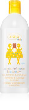 Ziaja Kids Cookies 'n' Vanilla Ice Cream shampoo e gel detergente 2 in 1 per bambini