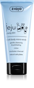 Ziaja Jeju Young Skin čisticí tělový peeling černý
