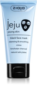 Ziaja Jeju Young Skin crna maska za čišćenje za mladu kožu lica
