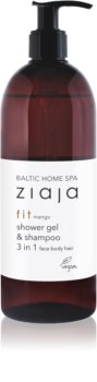 Ziaja Baltic Home Spa Fit Mango Duschgel für Gesicht, Körper und Haare