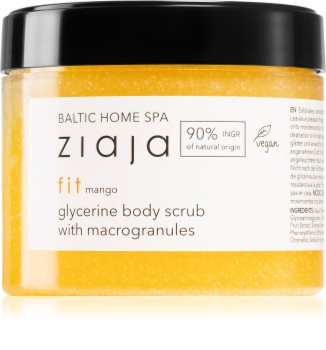 Ziaja Baltic Home Spa Fit Mango грубозърнест пилинг с глицерин