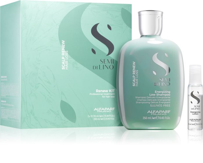 Alfaparf Milano Semi Di Lino Scalp Renew Gift Set (Against Hair Loss