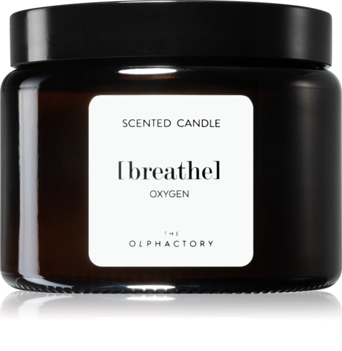 Ambientair Olphactory Oxygen scented candle (brown) Breathe notino.co.uk