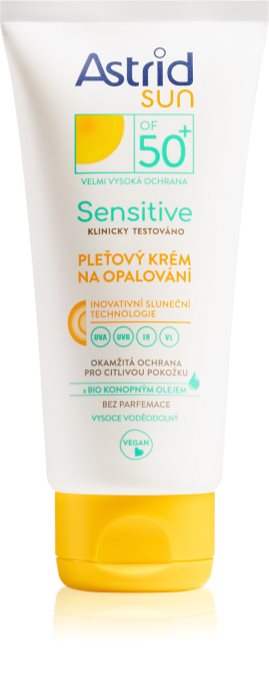 Astrid Sun Sensitive Face Sunscreen SPF 50 Notino co uk