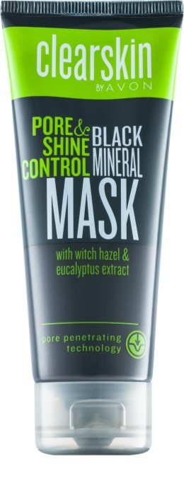 Avon clearskin pore shine control черная маска для лица