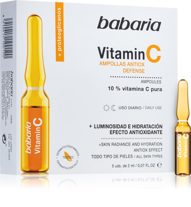 Babaria Vitamin C ampoules à la vitamine C notino.be