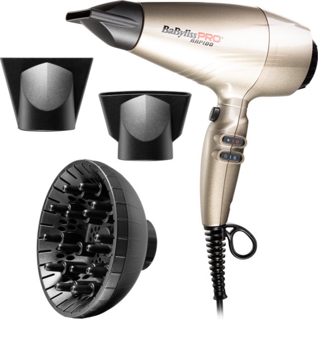 BaByliss PRO Rapido BAB7000IGE Professional Ionising Hairdryer notino