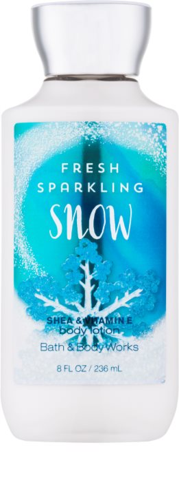 Bath Body Works Fresh Sparkling Snow Leite Corporal Para Mulheres