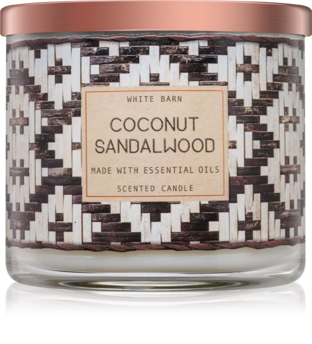 Bath & Body Works Coconut Sandalwood scented candle notino.co.uk