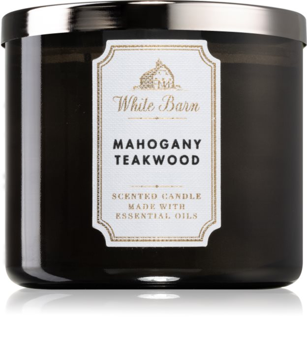 Bath & Body Works Mahogany Teakwood Vela Perfumada | Notino.pt