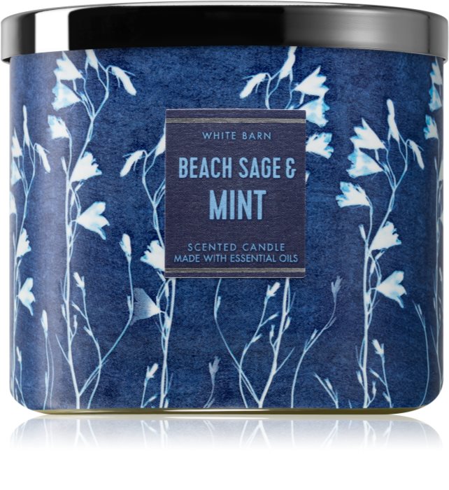 Bath & Body Works Beach Sage & Mint scented candle notino.co.uk