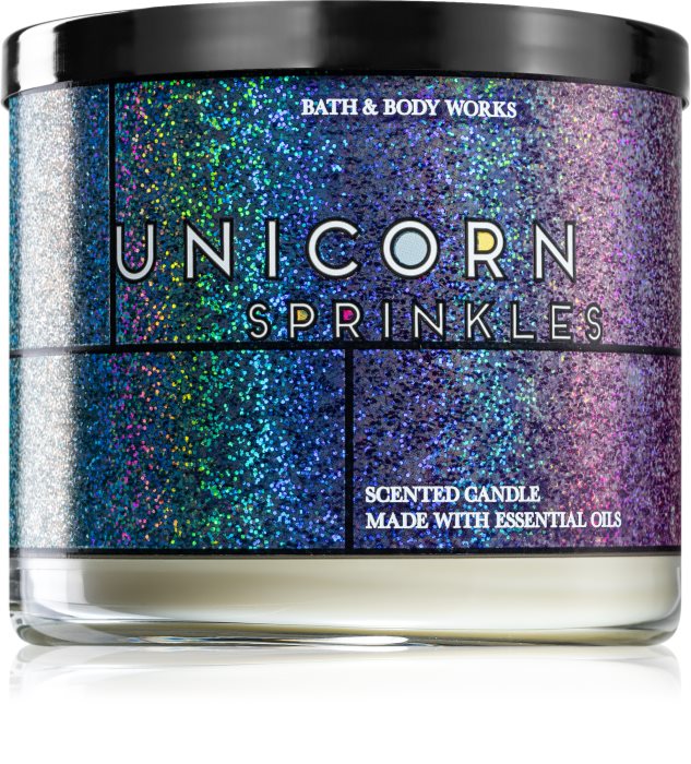 Bath & Body Works Unicorn Sprinkles scented candle notino.co.uk