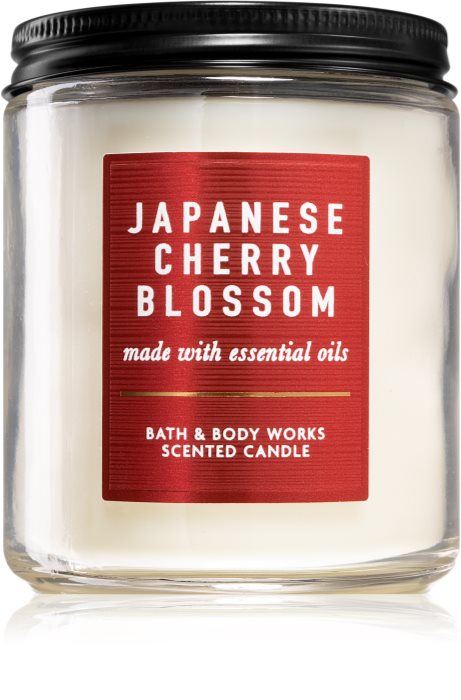Bath And Body Works Japanese Cherry Blossom Scented Candle Uk 