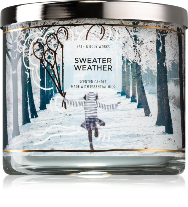 Bath & Body Works Sweater Weather scented candle IV. notino.co.uk