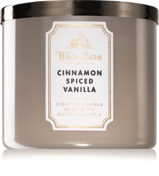 Bath & Body Works Cinnamon Spiced Vanilla scented candle I. notino.co.uk