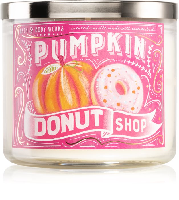 Bath & Body Works Pumpkin Donut Shop illatos gyertya notino.hu