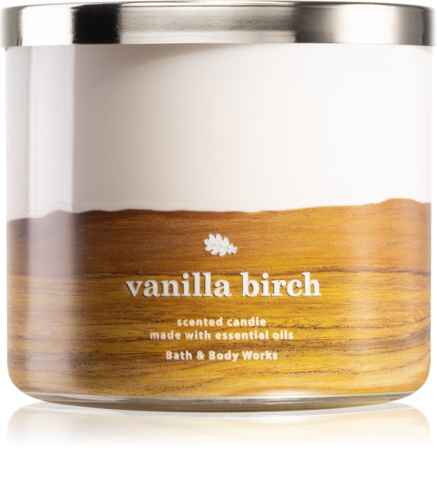 Bath & Body Works Vanilla Birch scented candle notino.co.uk
