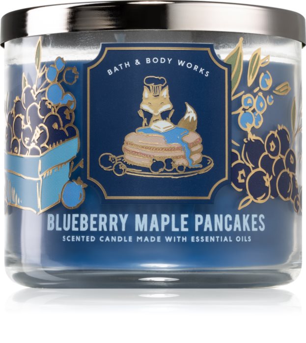 Bath & Body Works Blueberry Maple Pancakes świeczka zapachowa z