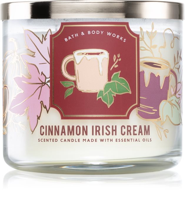 Bath And Body Works Cinnamon Irish Cream Scented Candle Uk