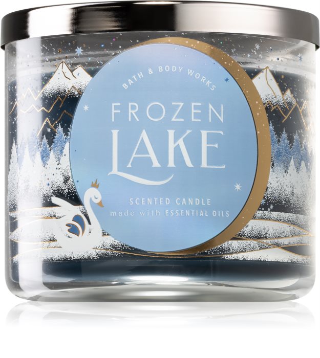 Fill in freezing candlelit. Frozen Lake Ватh body works. Scented Candle in Frozen.