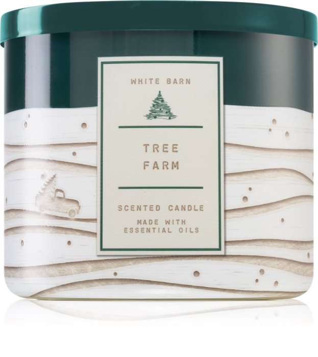 Bath & Body Works Tree Farm scented candle With Essential Oils notino