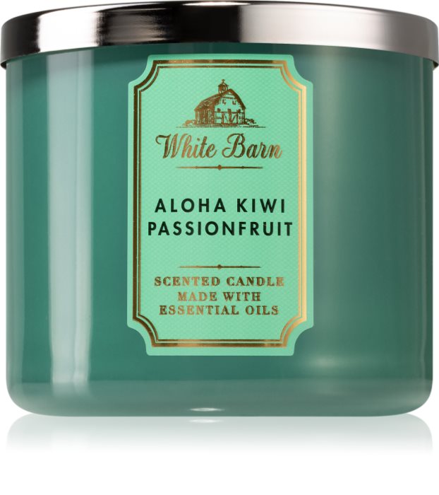 Bath & Body Works Aloha Kiwi Passionfruit scented candle notino.co.uk