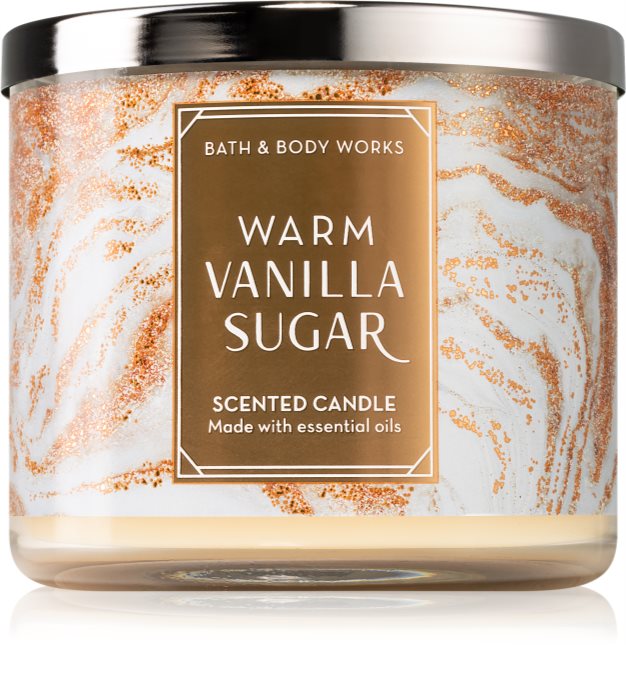 Bath & Body Works Warm Vanilla Sugar scented candle notino.ie